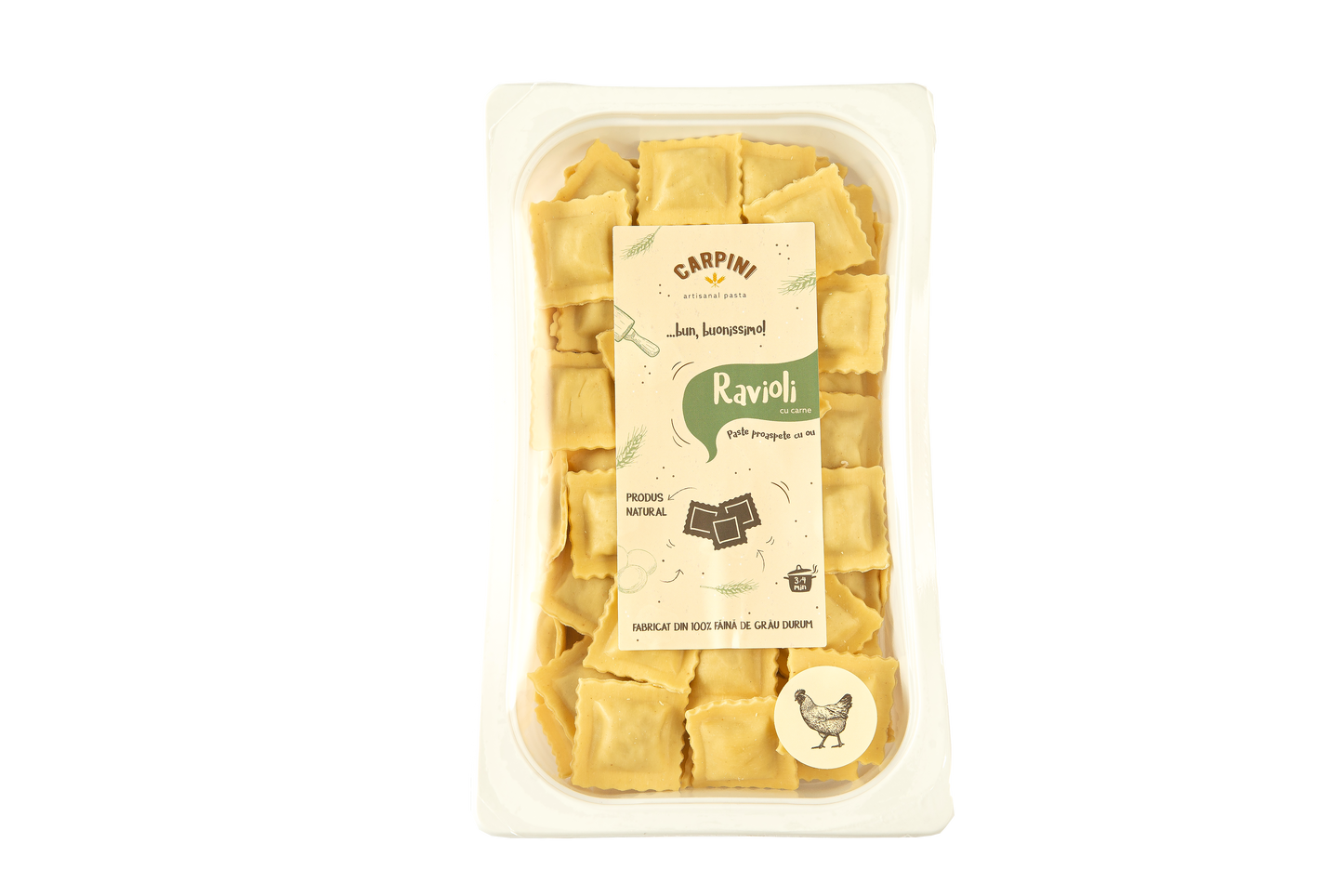 Ravioli cu carne de pui